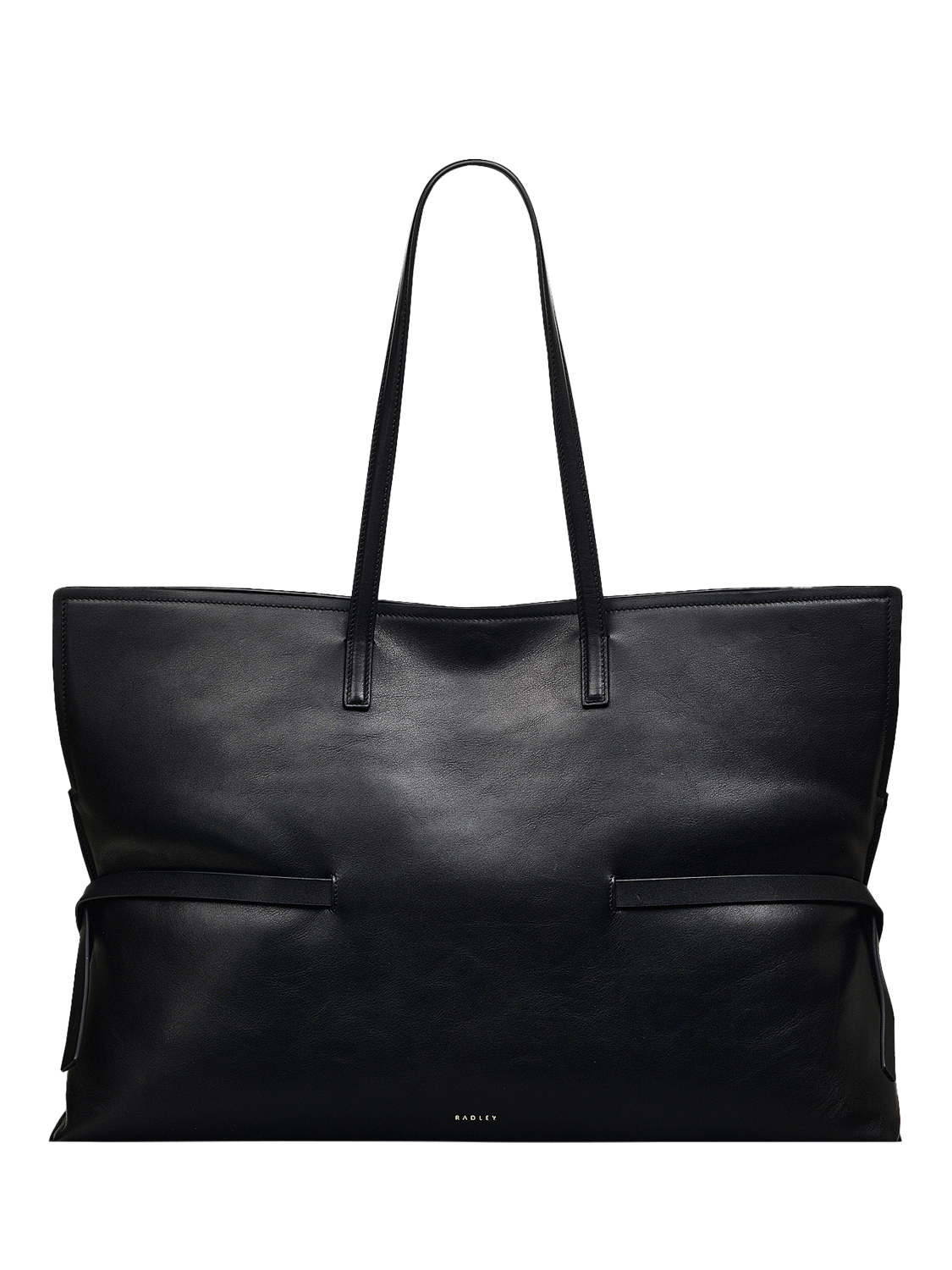Product image 1 of 5, which shows Radley Fleet Street Leather Shoulder Bag, Black