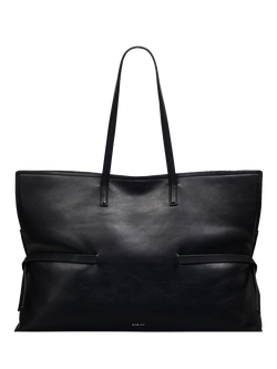 Radley Fleet Street Leather Shoulder Bag, Black, Black