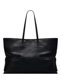 Radley Fleet Street Leather Shoulder Bag, Black - view 2, Black