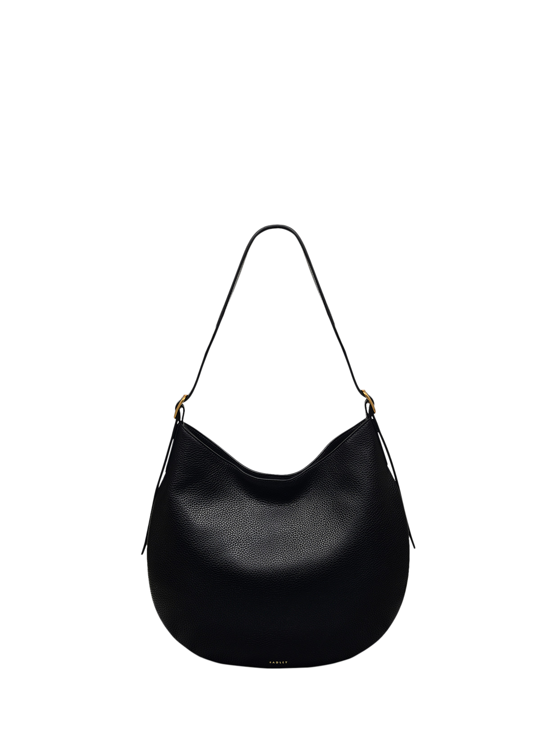 Product image 1 of 8, which shows Radley Kensington Place Leather Large Open Top Shoulder Bag, Black