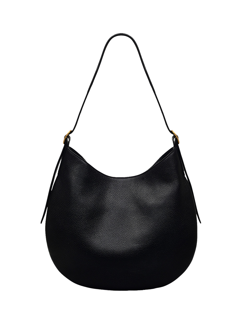 Product image 2 of 8, which shows Radley Kensington Place Leather Large Open Top Shoulder Bag, Black