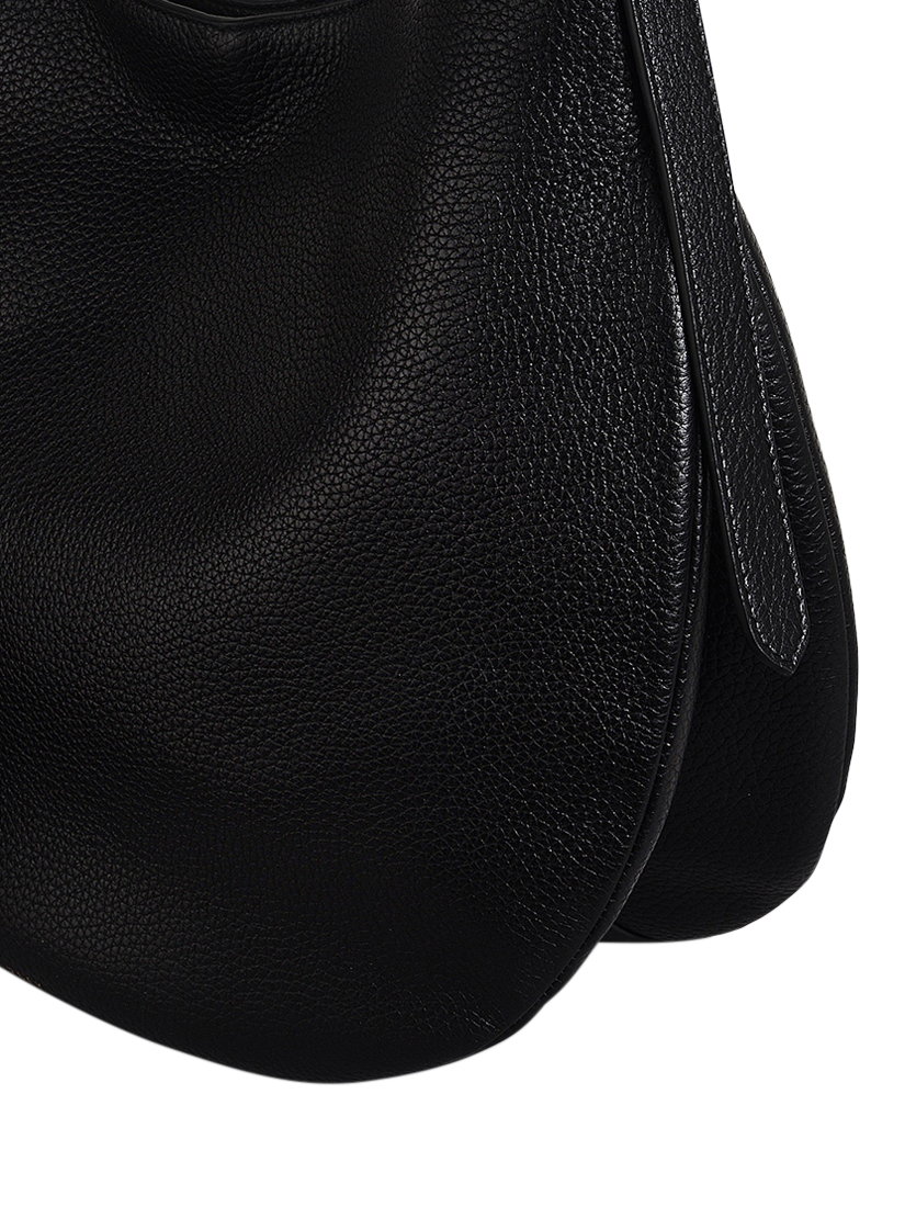 Product image 5 of 8, which shows Radley Kensington Place Leather Large Open Top Shoulder Bag, Black