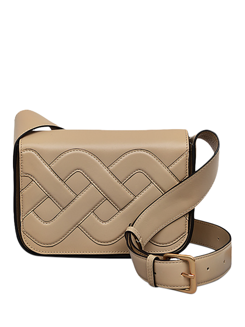 Product image 1 of 5, which shows Radley Westwell Lane Leather Cross Body Bag, Stone