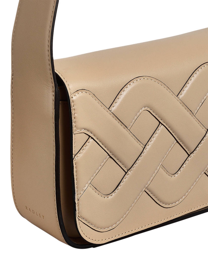 Product image 4 of 5, which shows Radley Westwell Lane Leather Cross Body Bag, Stone