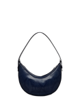 Radley The Kensal Snake Effect Leather Small Zip-Top Shoulder Bag, Evenfall