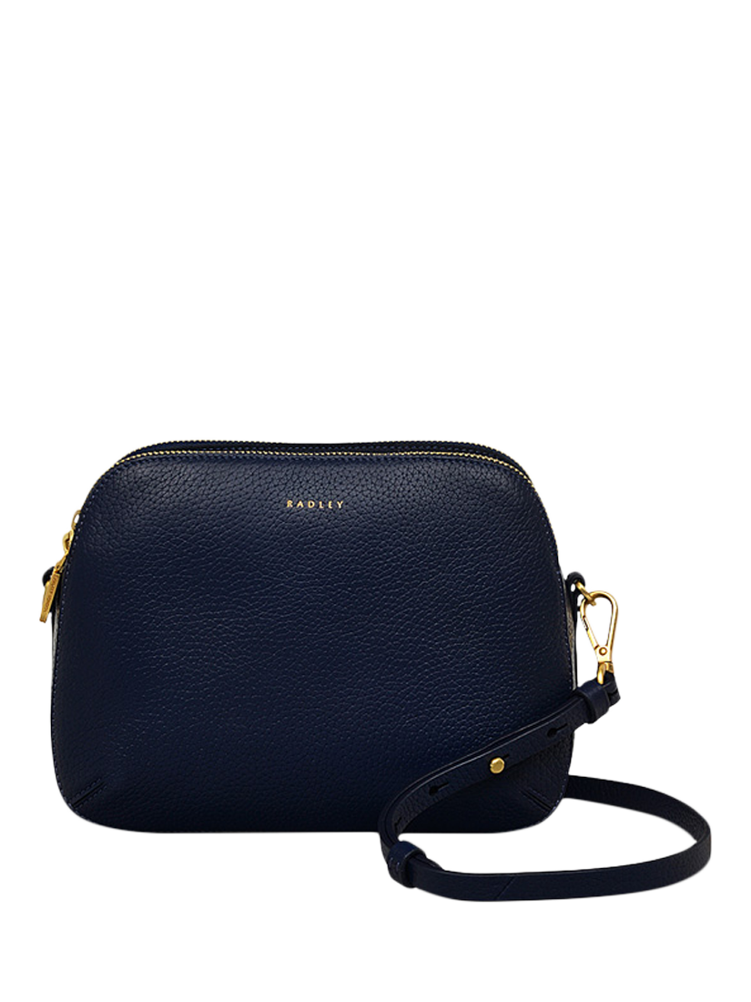 Zip top leather crossbody bag hotsell
