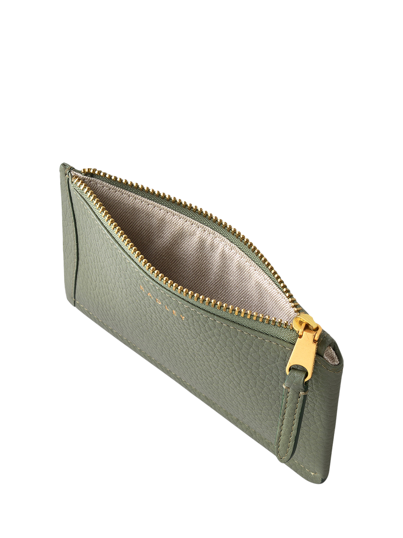 Product image 3 of 3, which shows Radley The Chancery Leather Coin Purse, Dark Olive