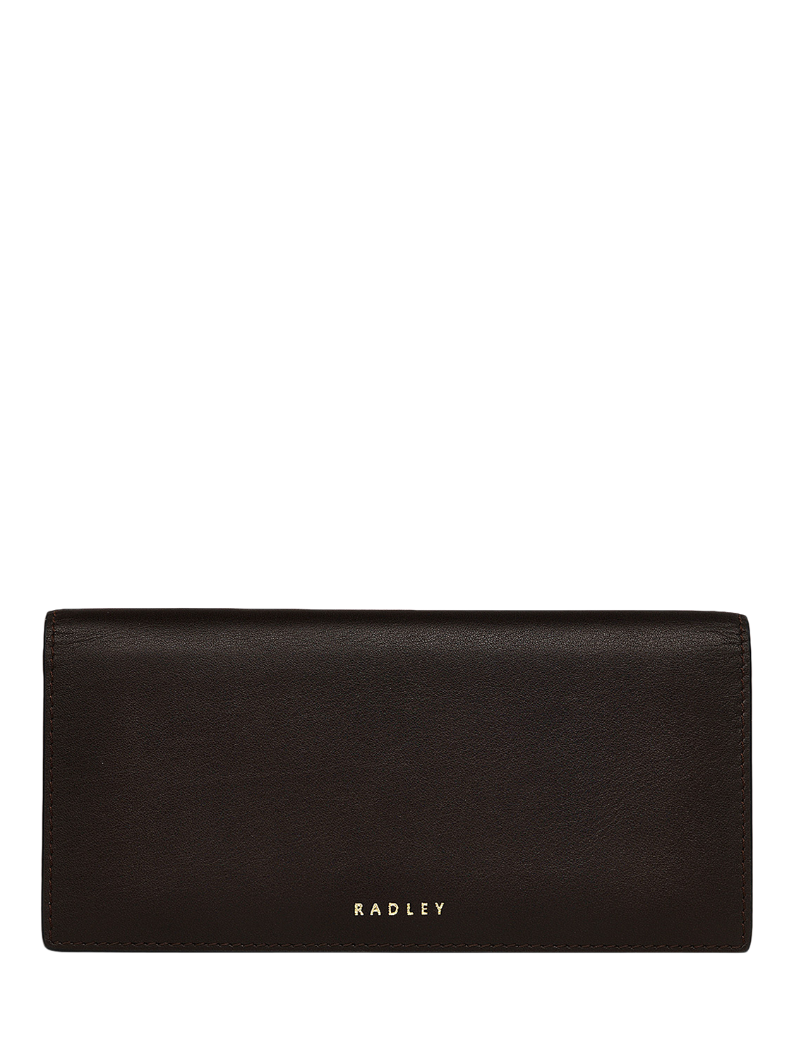 Product image 1 of 4, which shows Radley Rathbone Leather Large Bi-Fold Matinee Purse, Dark Oak