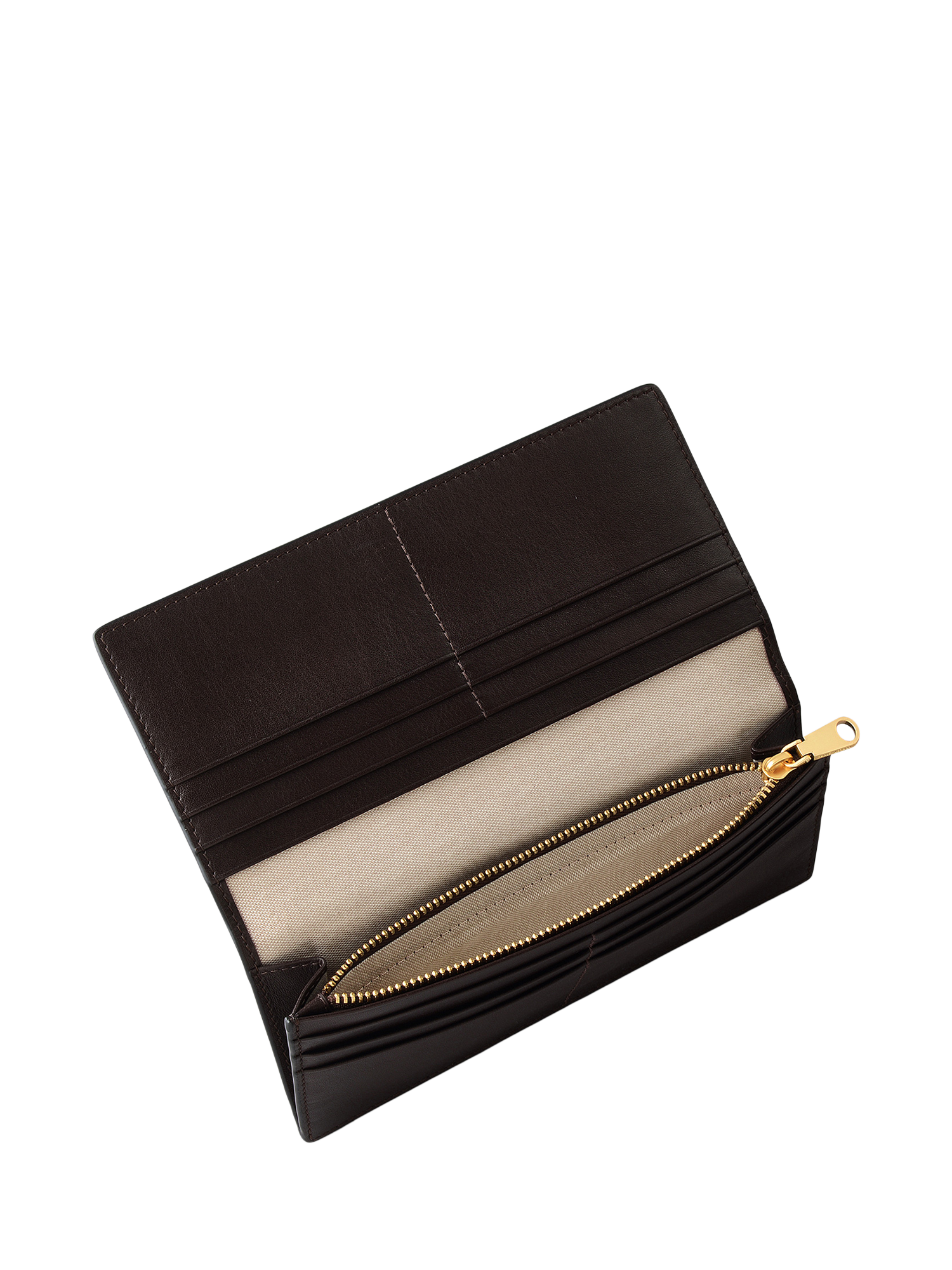 Product image 4 of 4, which shows Radley Rathbone Leather Large Bi-Fold Matinee Purse, Dark Oak
