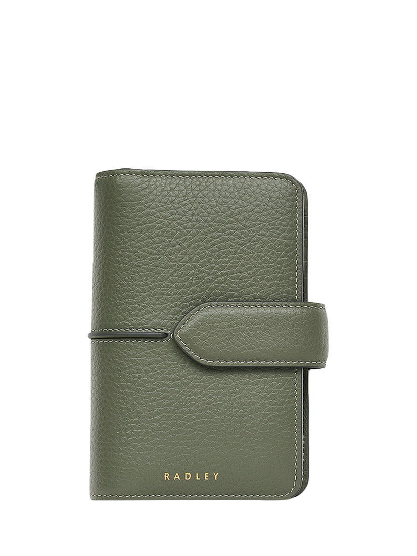 Product image 1 of 3, which shows Radley Hillgate Leather Medium Bifold Purse, Dark Olive