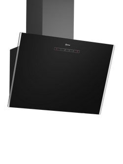 Neff N30 D63IDK1S0B 60cm Angled Chimney Cooker Hood, Black, Black