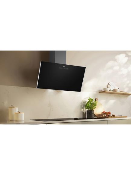Neff N30 D83IDK1S0B 80cm Angled Chimney Cooker Hood, Black - view 2, Black