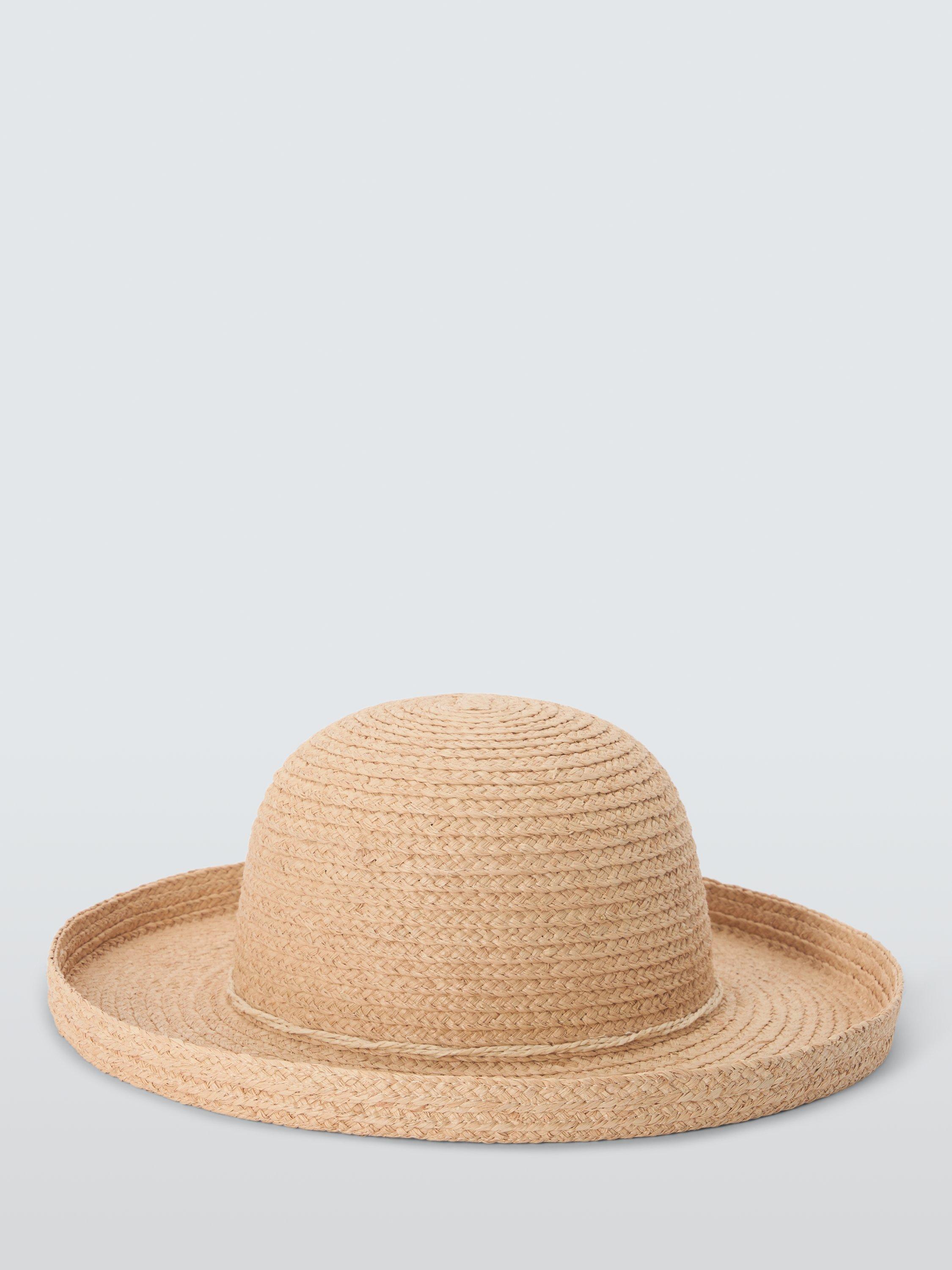 Product image 2 of 4, which shows John Lewis Upturn Bow Hat, Natural