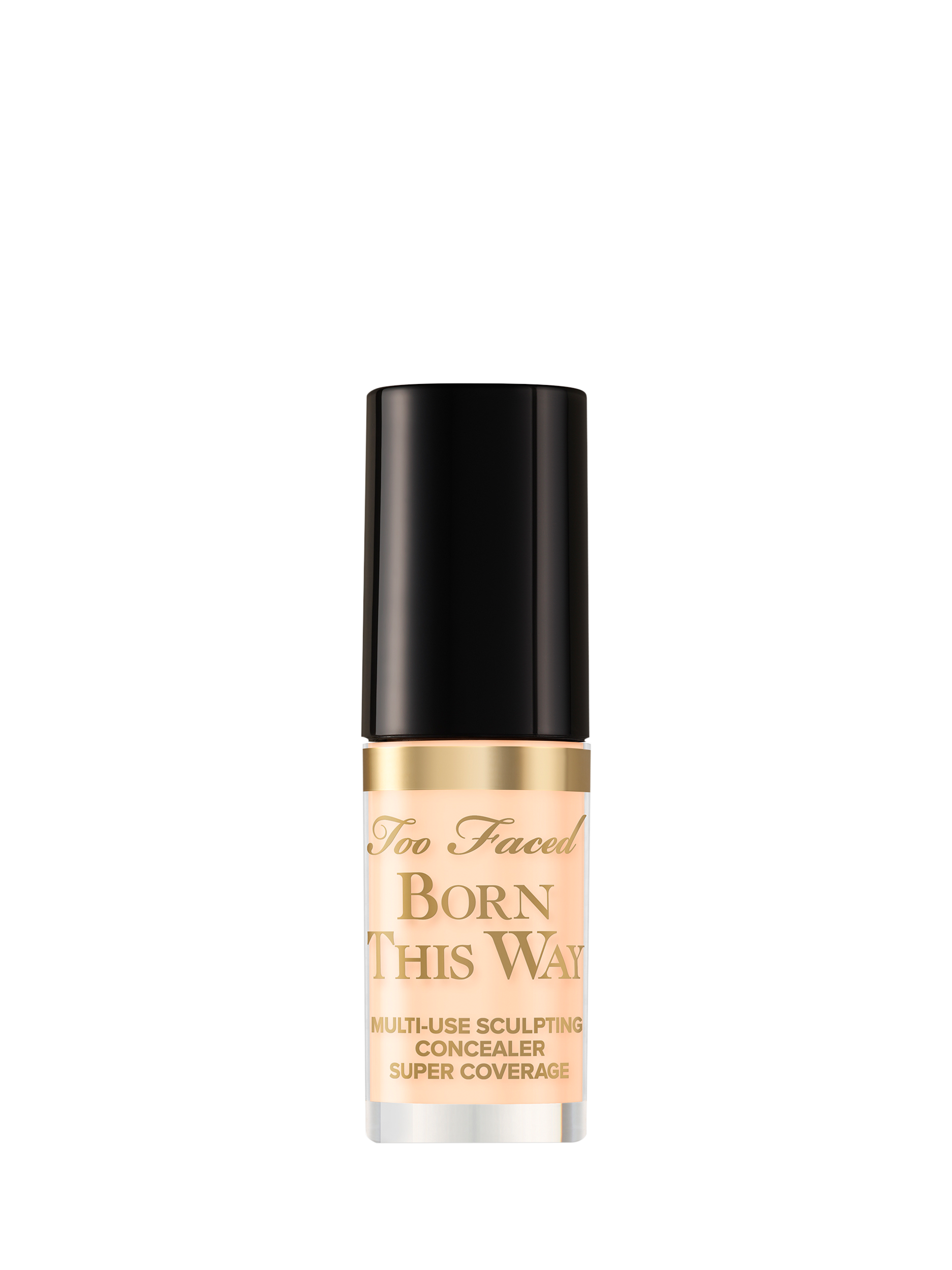 Product image 1 of 7, which shows Too Faced Born This Way Super Coverage Multi-Use Sculpting Concealer Travel Size, Snow