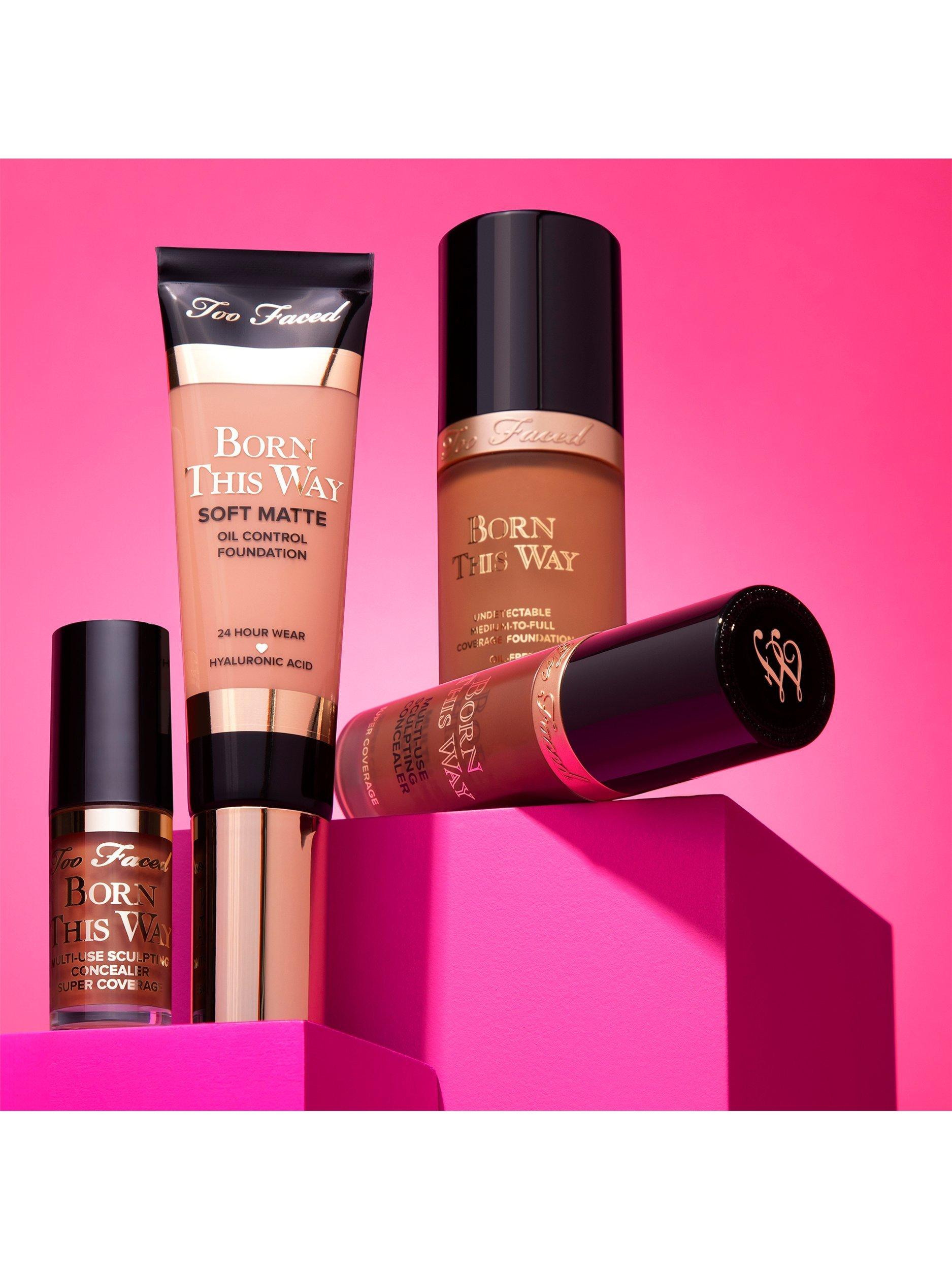 Product image 7 of 7, which shows Too Faced Born This Way Super Coverage Multi-Use Sculpting Concealer Travel Size, Snow