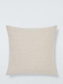 John Lewis Chevron Border Cushion - view 2, Orange