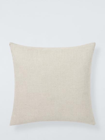 John Lewis Priya Chevron Cushion - view 2, Natural