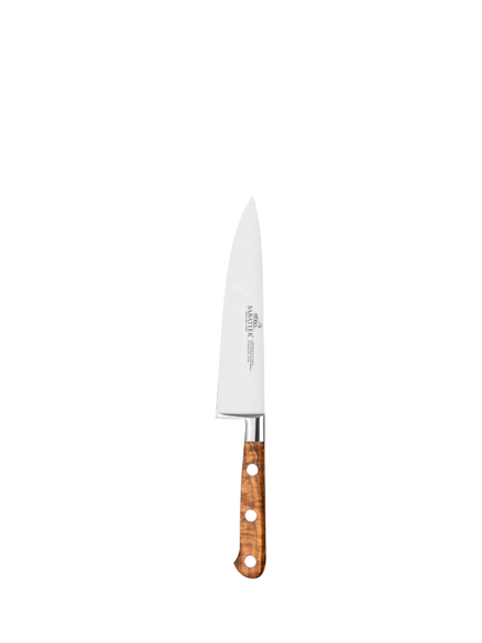 SABATIER Ideal Provencao Olive Wood Handle Chef's Knife, 15cm, Olive Wood