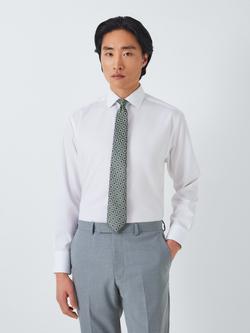 John Lewis Silk Foulard Tie - view 2, Green