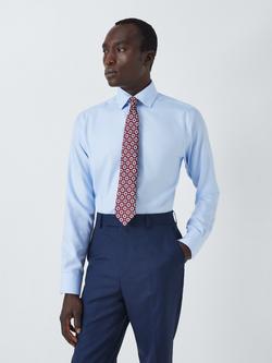 John Lewis Silk Foulard Tie - view 2, Raspberry