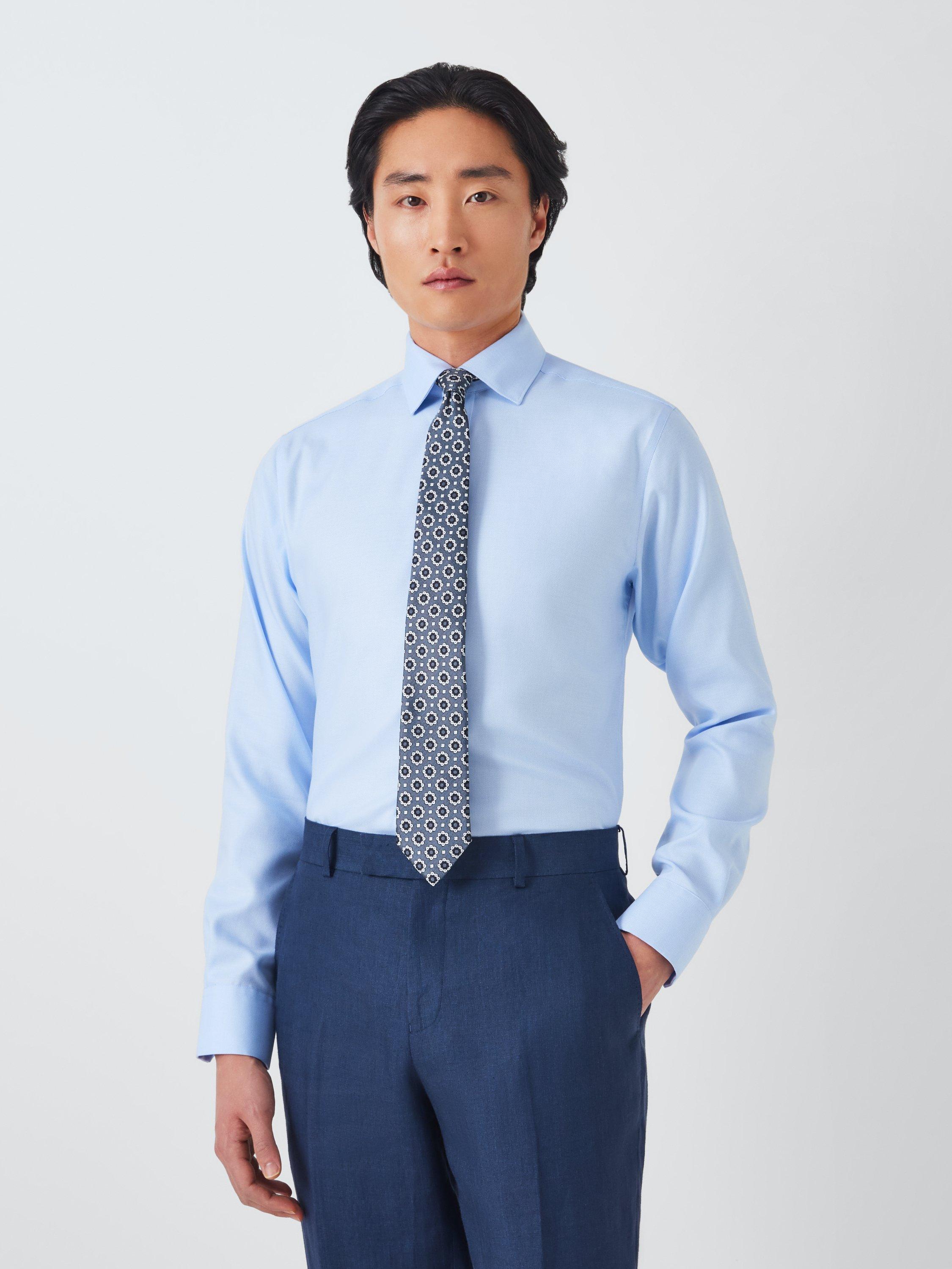 Product image 2 of 4, which shows John Lewis Silk Foulard Tie, Teal