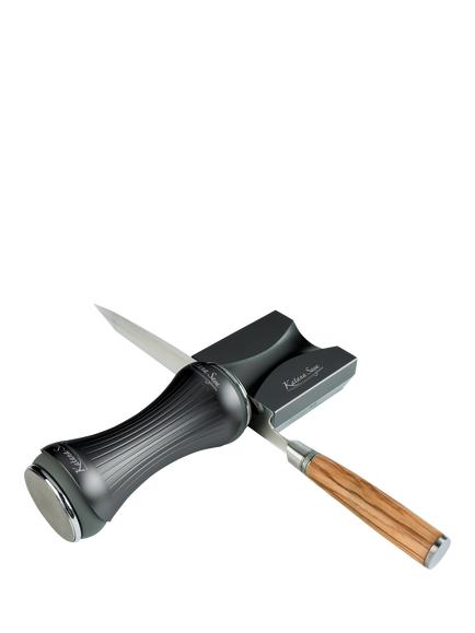 Katana Saya Kitchen Knife Roller Sharpener - view 2, Grey