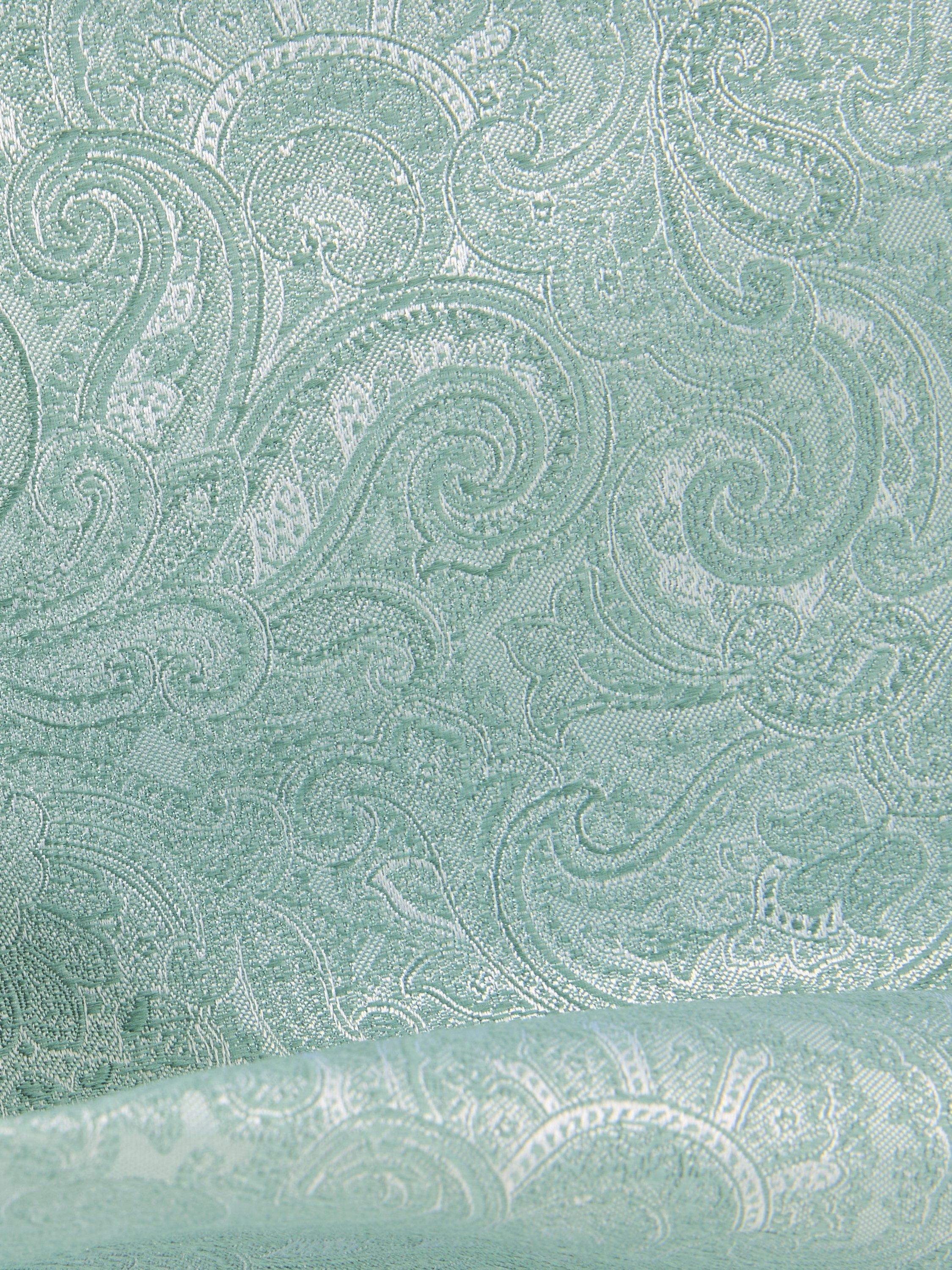 Product image 3 of 4, which shows John Lewis Silk Paisley Pocket Square, Green