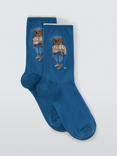 Ralph Lauren Summer Bear Crew Socks, Blue