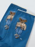 Ralph Lauren Summer Bear Crew Socks, Blue