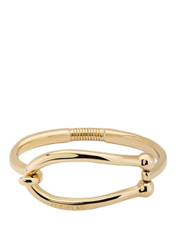 UNOde50 Youthful Large Link Bangle Bracelet, Gold, Gold