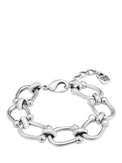 UNOde50 Youthful Collection Medium Link Chain Bracelet, Silver, Silver