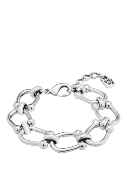 UNOde50 Youthful Collection Medium Link Chain Bracelet, Silver, Silver