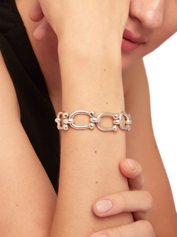 UNOde50 Youthful Collection Medium Link Chain Bracelet, Silver - view 2, Silver