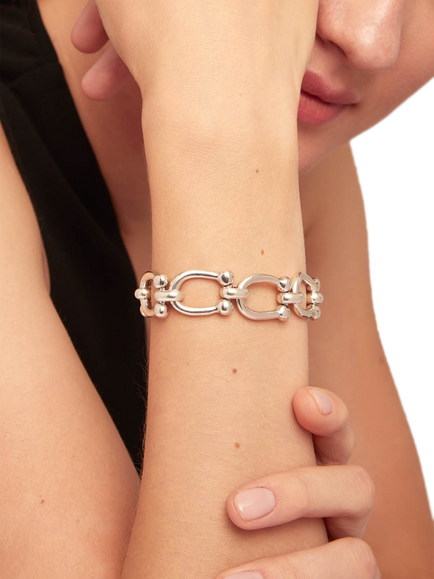 UNOde50 Youthful Collection Medium Link Chain Bracelet, Silver - view 2, Silver