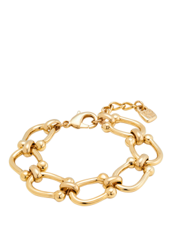 UNOde50 Youthful Collection Medium Link Chain Bracelet, Gold, Gold