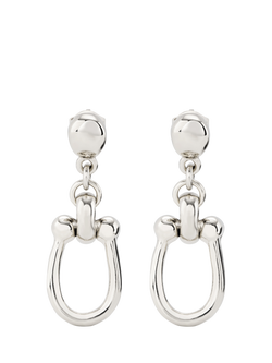 UNOde50 Youthful Collection Medium Link Drop Earrings, Silver, Silver