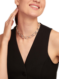UNOde50 Link Chain Necklace, Silver