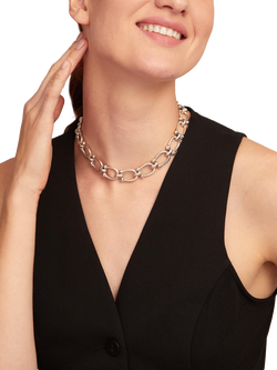 UNOde50 Link Chain Necklace, Silver - view 2, Silver