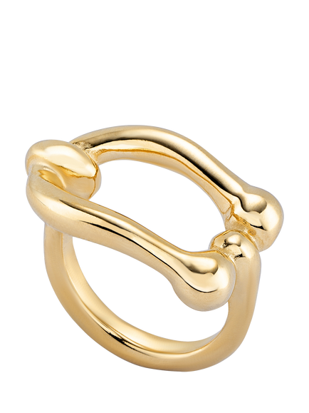 UNOde50 Youthful Collection Link Ring, Gold, Gold