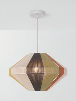 John Lewis Retro Medium-Large String Pendant Ceiling Light, Multi, Multi
