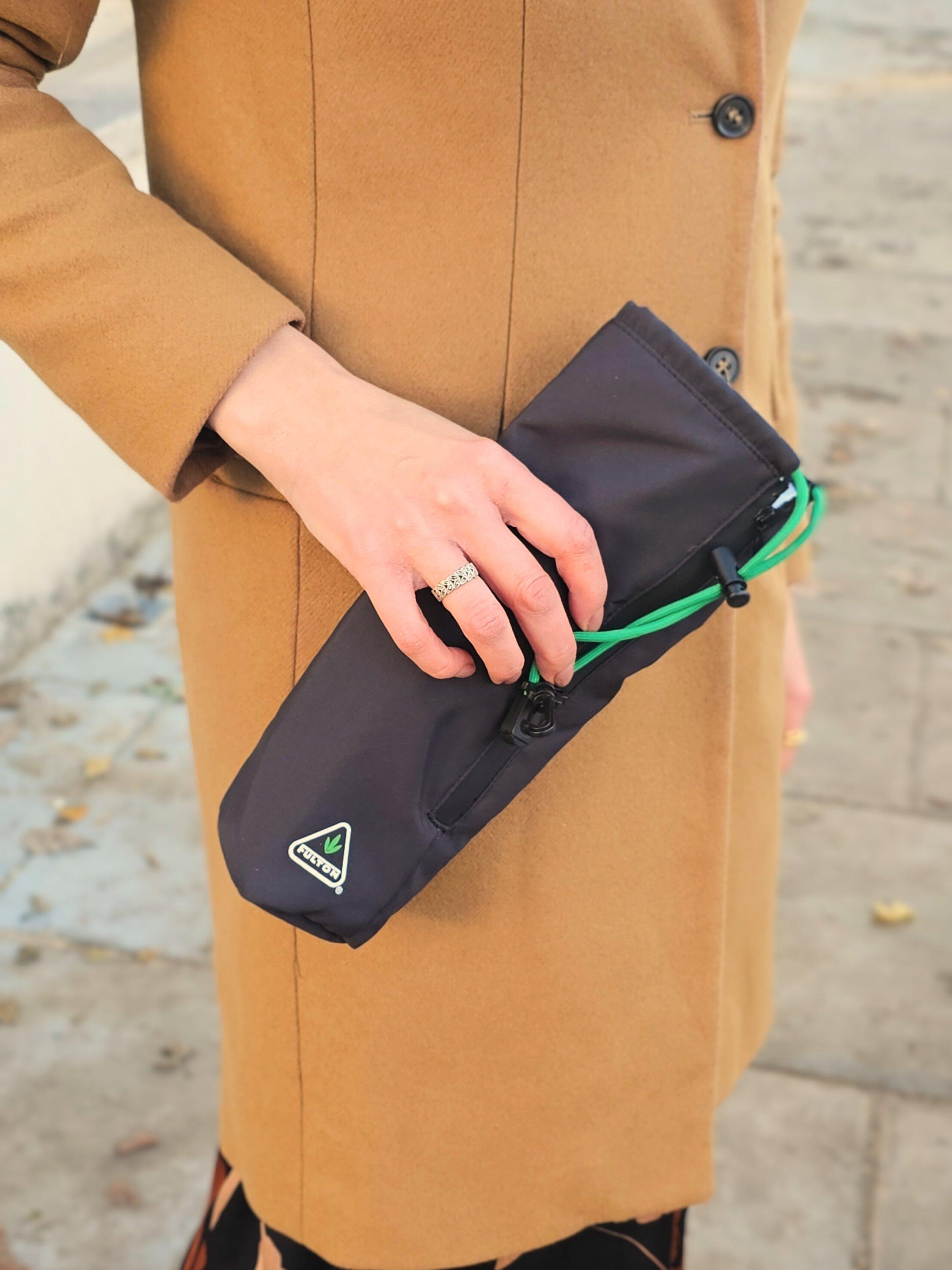 Product image 3 of 4, which shows Fulton Keep Dry Umbrella Pouch, Black