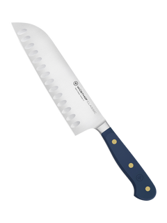 WÜSTHOF Classic Hollow Edge Santoku Knife, 17cm, Wild Blueberry