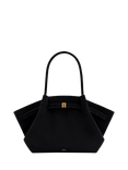 JW PEI Hana Medium Faux Suede Tote Bag, Black