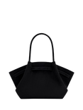 JW PEI Hana Medium Faux Suede Tote Bag, Black