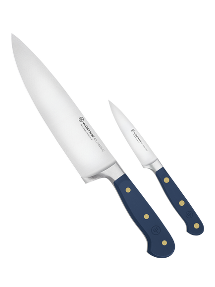 WÜSTHOF Classic Stainless Steel 20cm Chef's Knife & 9cm Paring Knife Starter Set, 2 Piece, Wild Blueberry, Wild Blueberry