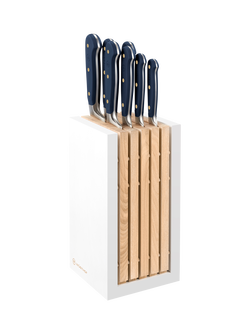 WÜSTHOF Classic Filled Ash Wood Knife Block Set, 8 Piece, Wild Blueberry, Wild Blueberry