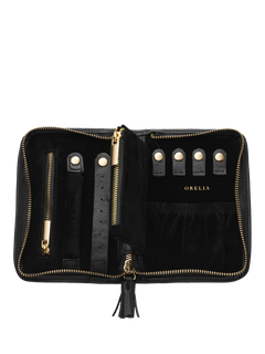 Orelia Jewellery Storage Travel Case, Black