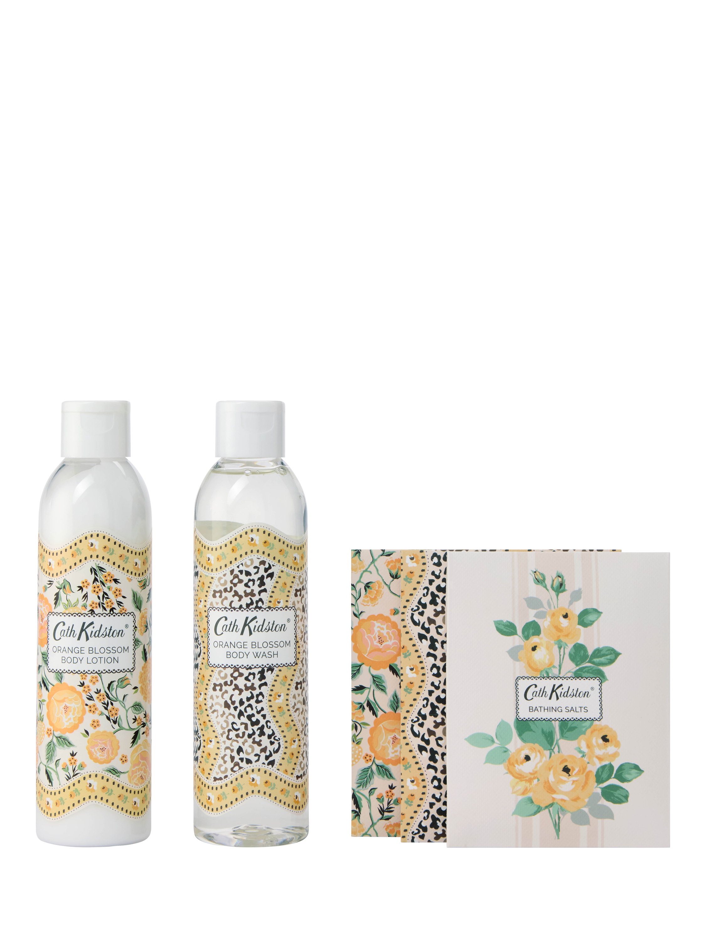 Product image 5 of 6, which shows Cath Kidston Leopard Orange Blossom Bathing Gift Box