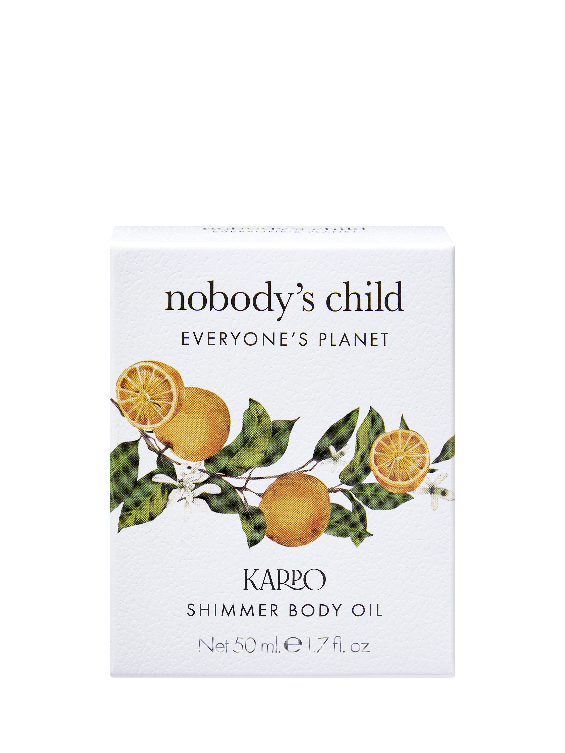 Product image 3 of 5, which shows Nobody's Child Karpo Shimmer Body Oil, 50ml