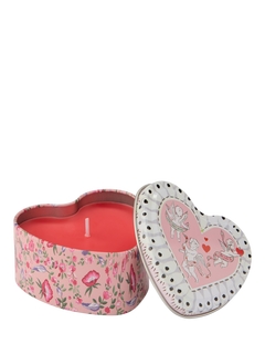 Cath Kidston Wild Flowers Wild Women Heart Shaped Tin Candle